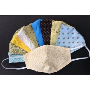 KIT MASCARA DE PROTECAO TECIDO DUPLO 100% ALGODAO C/10 UNIDADES